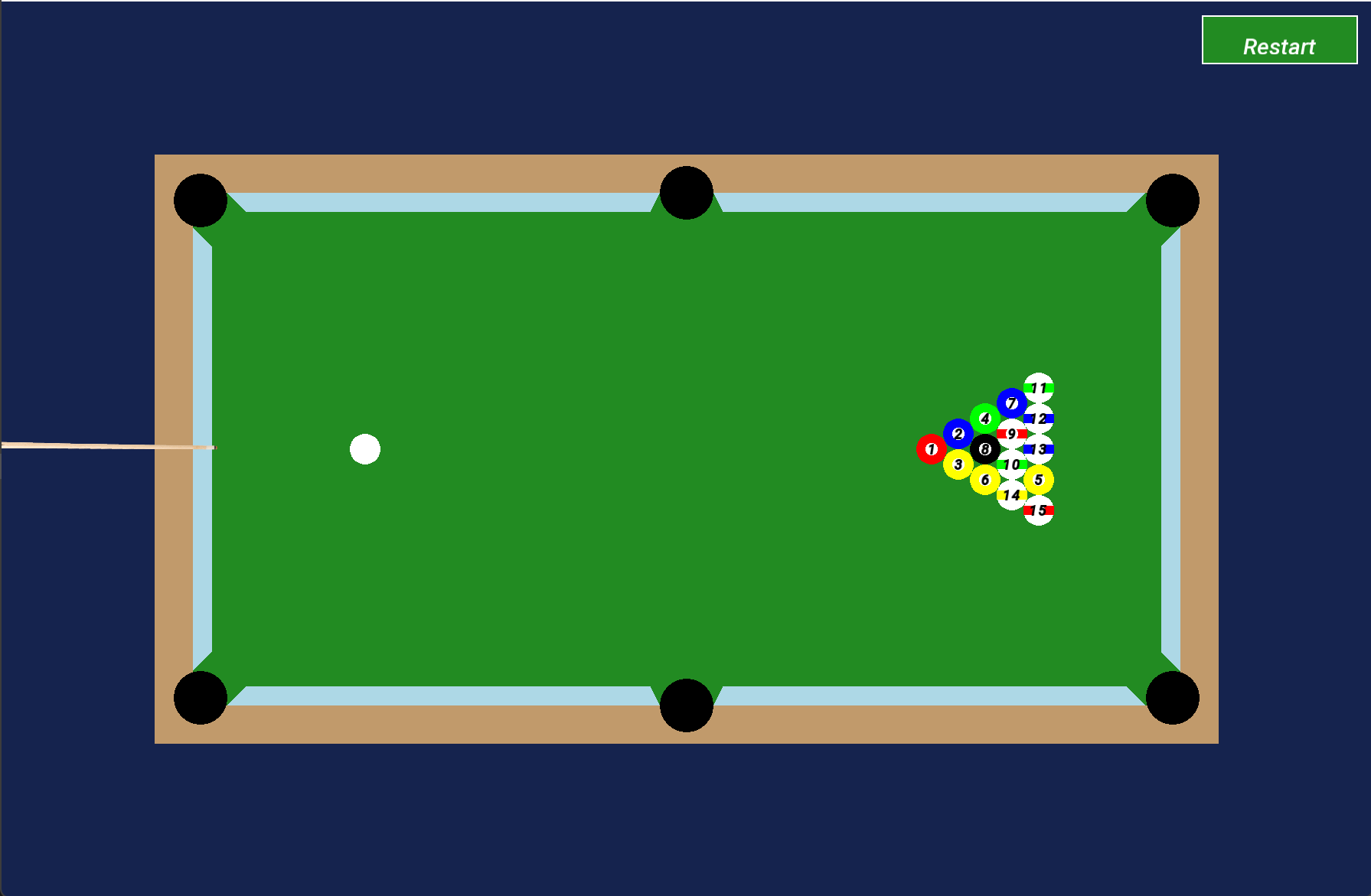 Simple Billiard Game