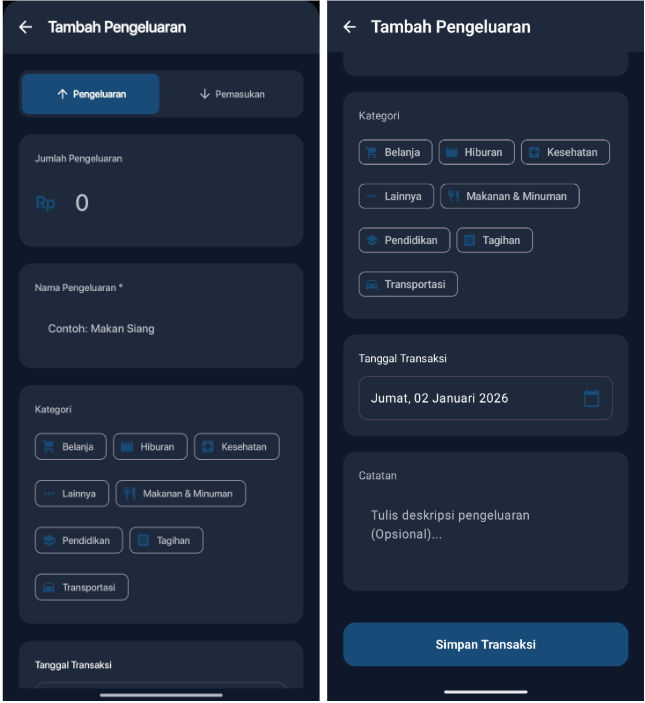 Add Transaction Flow