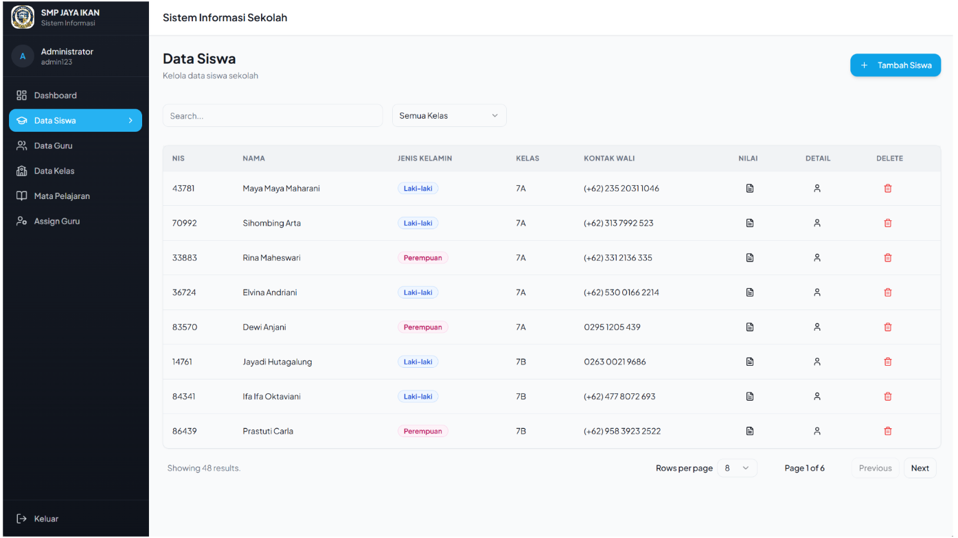 Student Data Management